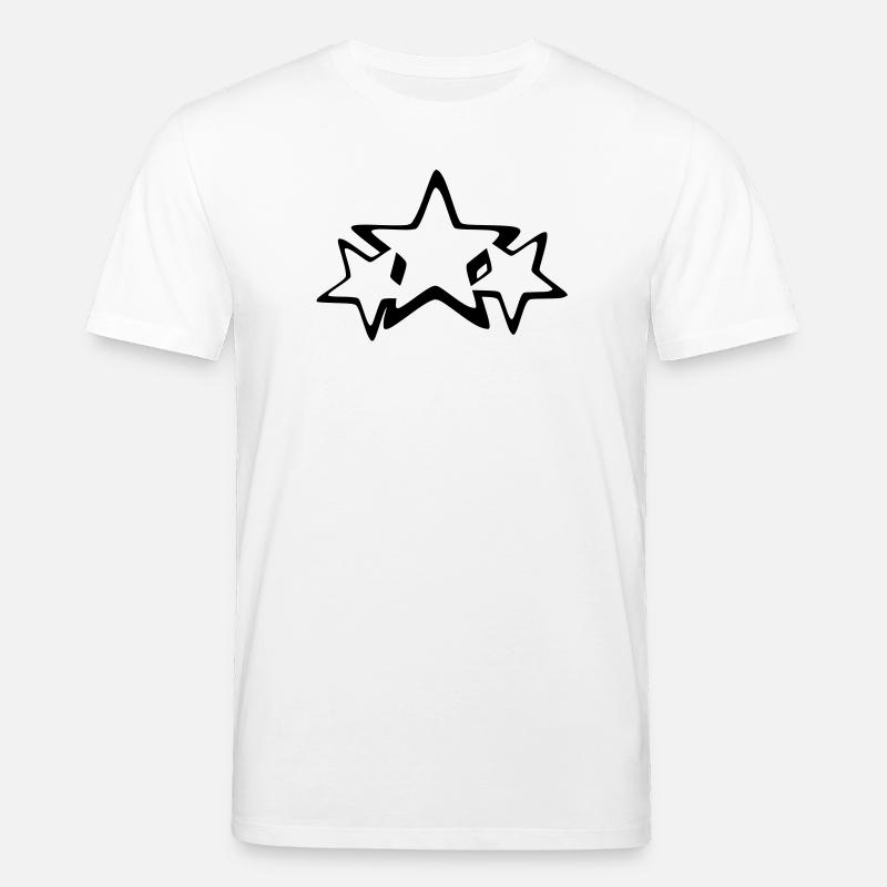 Sterne - Stanley/Stella Unisex Bio-T-Shirt CREATOR  - Weiß