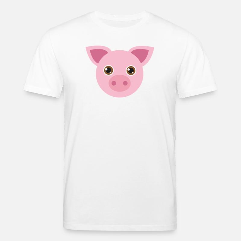 Schweinchen - Stanley/Stella Unisex Bio-T-Shirt CREATOR  - Weiß