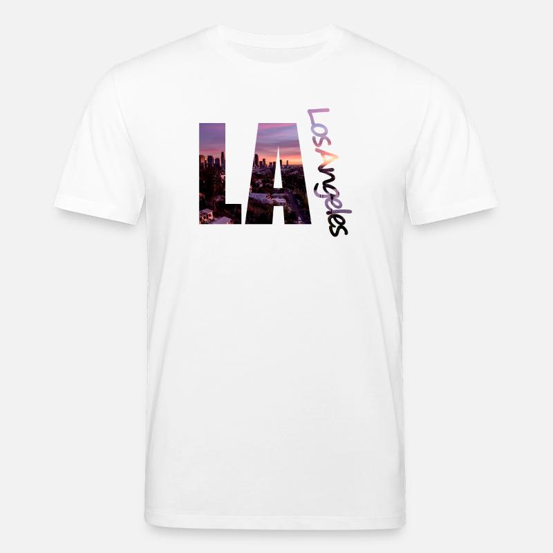 LA - Los Angeles Skyline - Stanley/Stella Unisex Bio-T-Shirt CREATOR  - Weiß