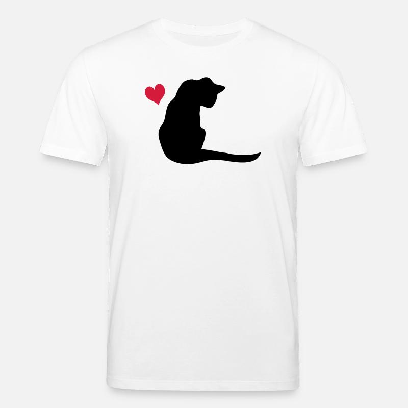 Katze - Stanley/Stella Unisex Bio-T-Shirt CREATOR  - Weiß