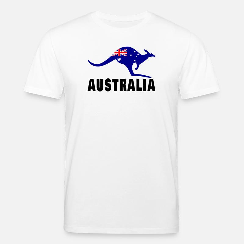 Australien Känguru / Geschenk / Geschenkidee - Stanley/Stella Unisex Bio-T-Shirt CREATOR  - Weiß