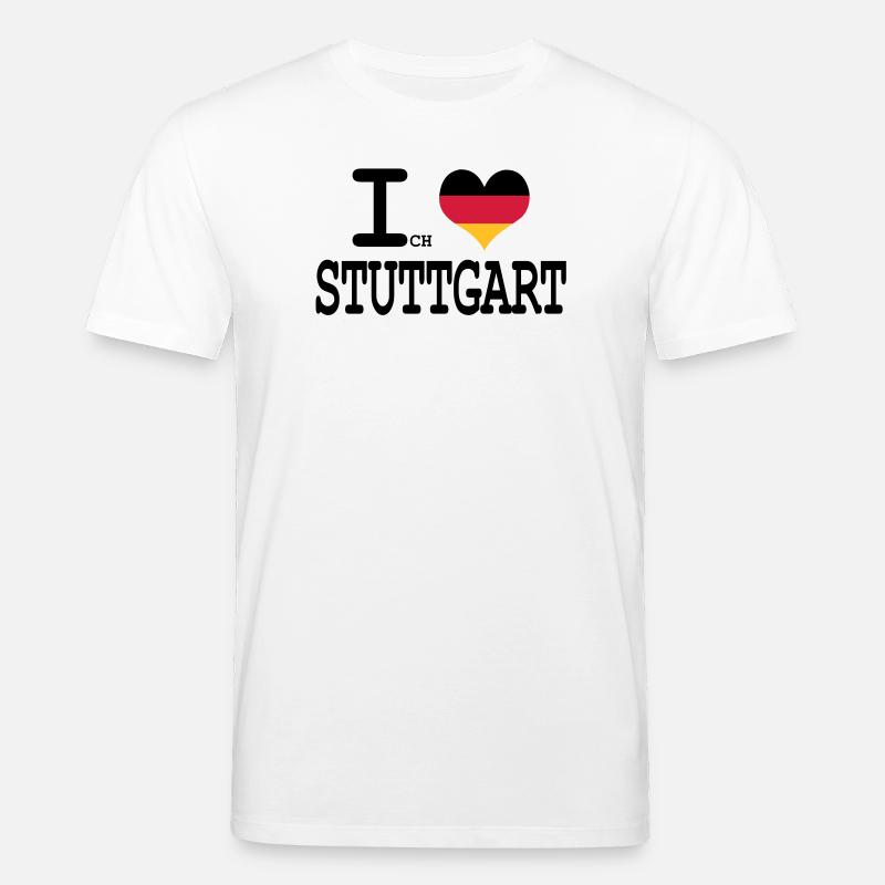 J'aime Stuttgart - T-shirt bio CREATOR Stanley/Stella Unisexe - blanc