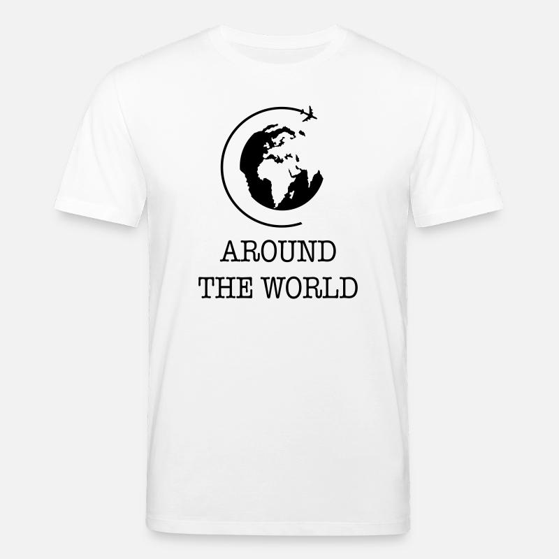 Weltreise - Stanley/Stella Unisex Bio-T-Shirt CREATOR  - Weiß