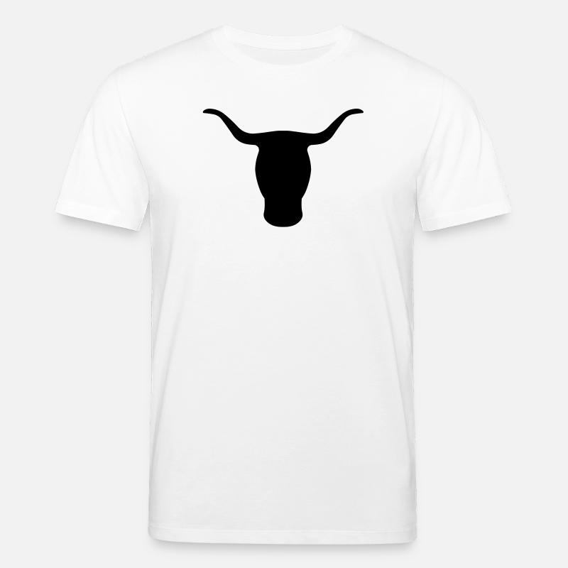 Stierkopf - Stanley/Stella Unisex Bio-T-Shirt CREATOR  - Weiß