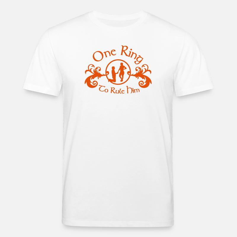 one ring to rule him - Stanley/Stella Unisex Bio-T-Shirt CREATOR  - Weiß