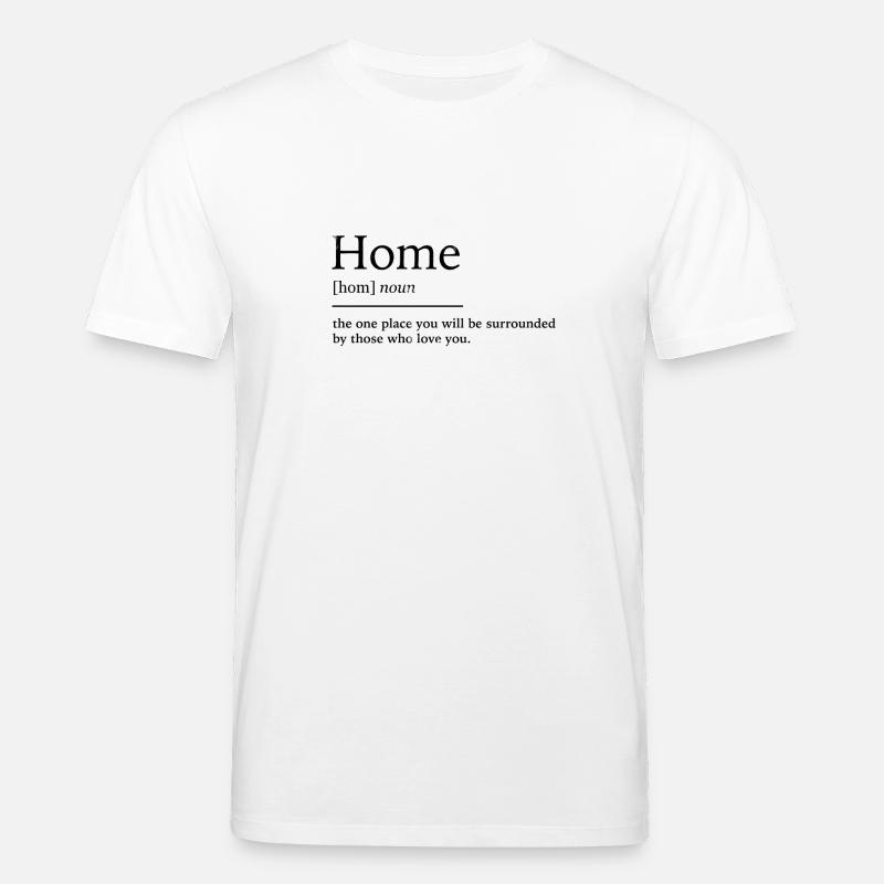 Home zuhause - Stanley/Stella Unisex Bio-T-Shirt CREATOR  - Weiß