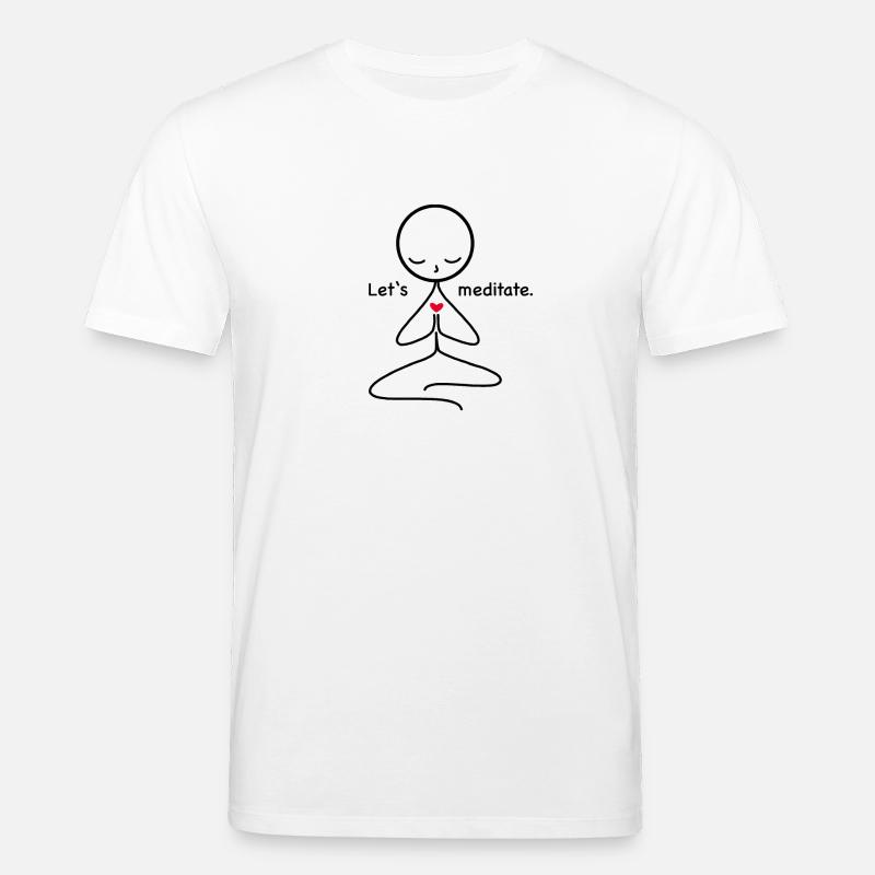 Meditation - Stanley/Stella Unisex Bio-T-Shirt CREATOR  - Weiß