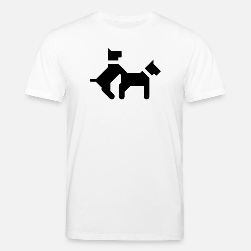 Fickende Hunde - Stanley/Stella Unisex Bio-T-Shirt CREATOR  - Weiß