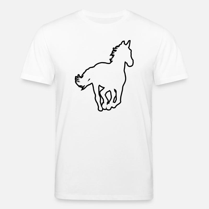 Un cheval - T-shirt bio CREATOR Stanley/Stella Unisexe - blanc