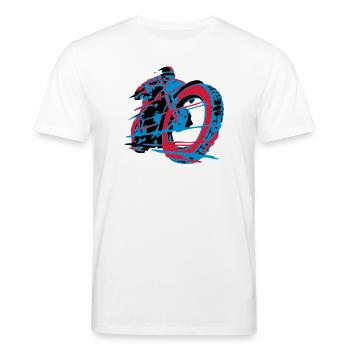 classique Moto 3 couleurs sélectionnable - T-shirt bio CREATOR Stanley/Stella Unisexe - blanc - Devant - Alina (178cm) & Michal (187cm)