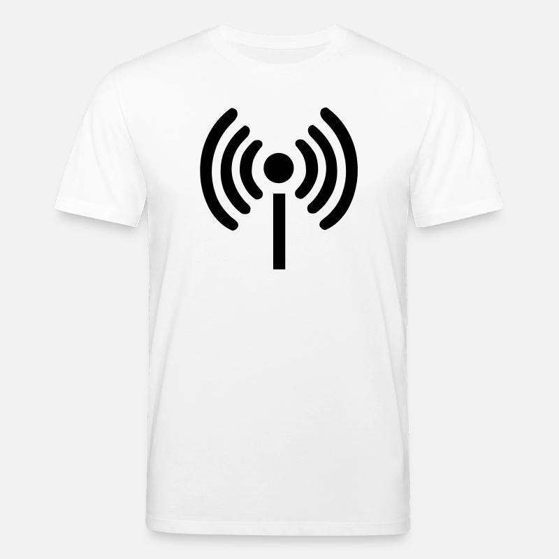 Wi-fi symbol - Stanley/Stella Unisex Bio-T-Shirt CREATOR  - Weiß