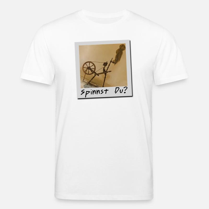 Spinnst Du? - Stanley/Stella Unisex Bio-T-Shirt CREATOR  - Weiß