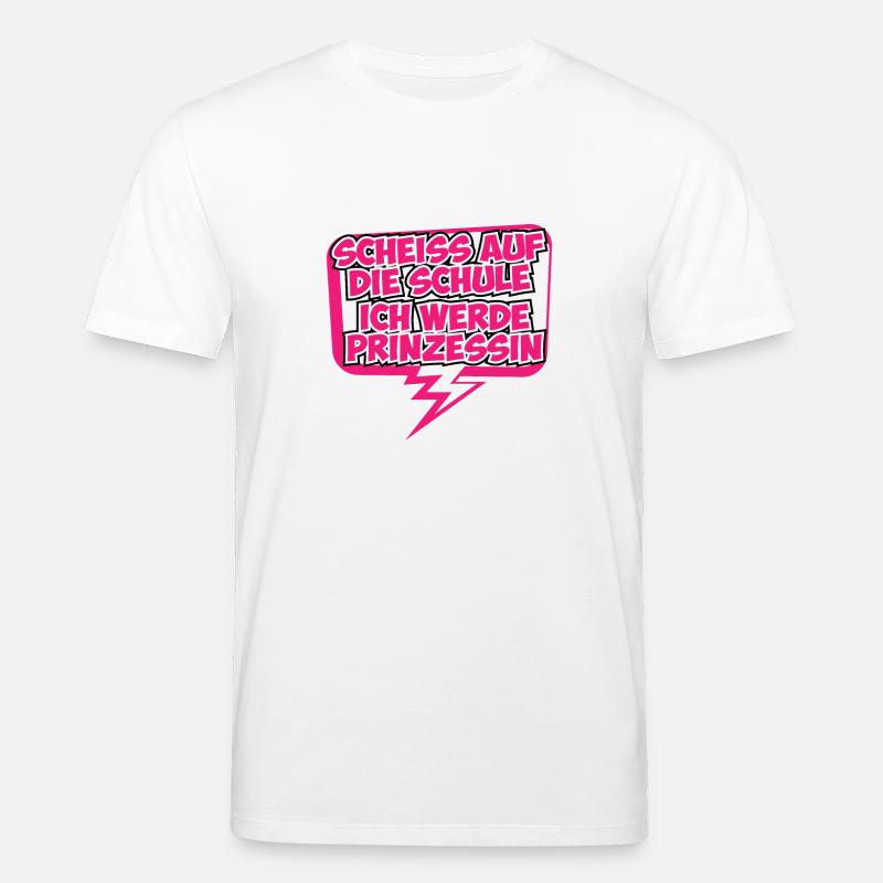 Prinzessin Prinzessinnenshirt Geschenkidee Krone - Stanley/Stella Unisex Bio-T-Shirt CREATOR  - Weiß