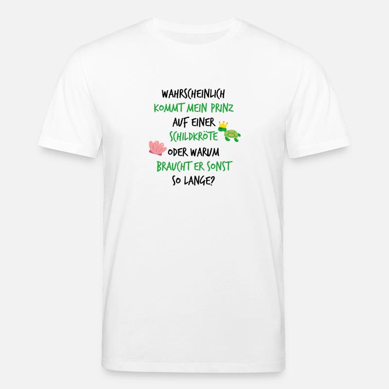 Prinzessin Prinzessinnenshirt Geschenkidee Krone - Stanley/Stella Unisex Bio-T-Shirt CREATOR  - Weiß