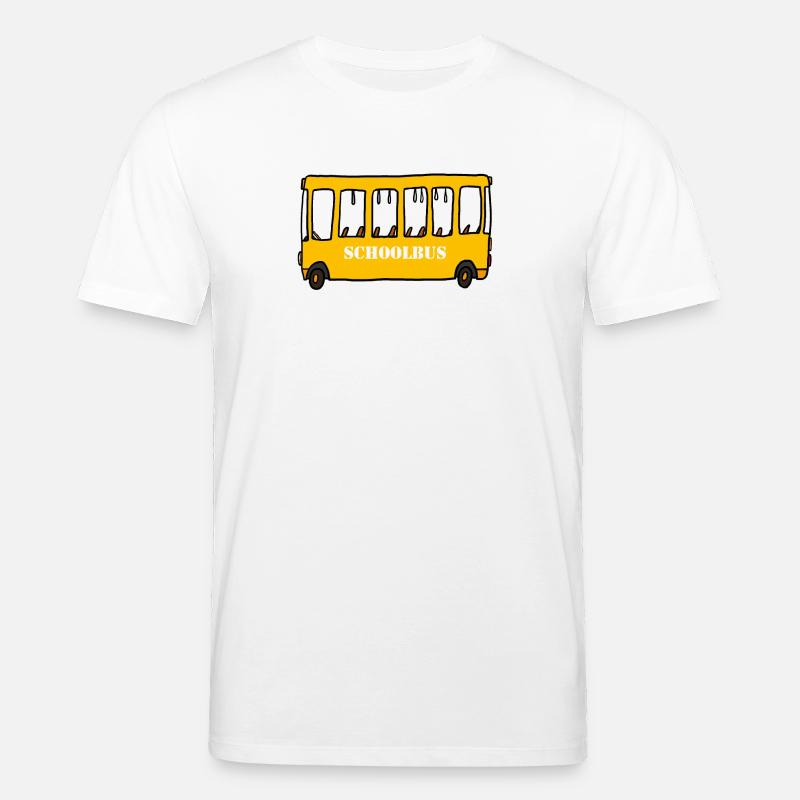 Schoolbus - Stanley/Stella Unisex Bio-T-Shirt CREATOR  - Weiß