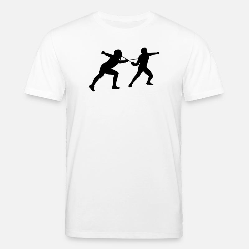 fechten - Stanley/Stella CREATOR Unisex Organic T-Shirt - white