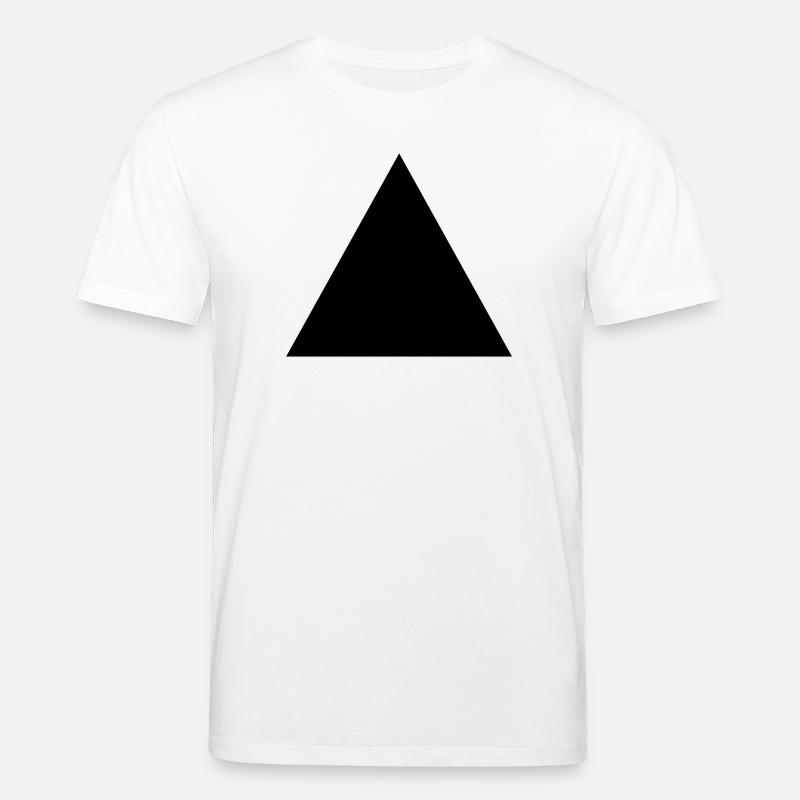 hipster dreieck form - Stanley/Stella Unisex Bio-T-Shirt CREATOR  - Weiß