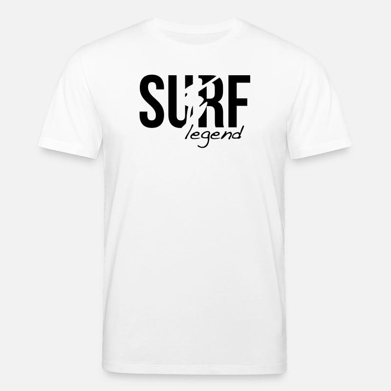 surf surfing surfen - Stanley/Stella Unisex Bio-T-Shirt CREATOR - Weiß