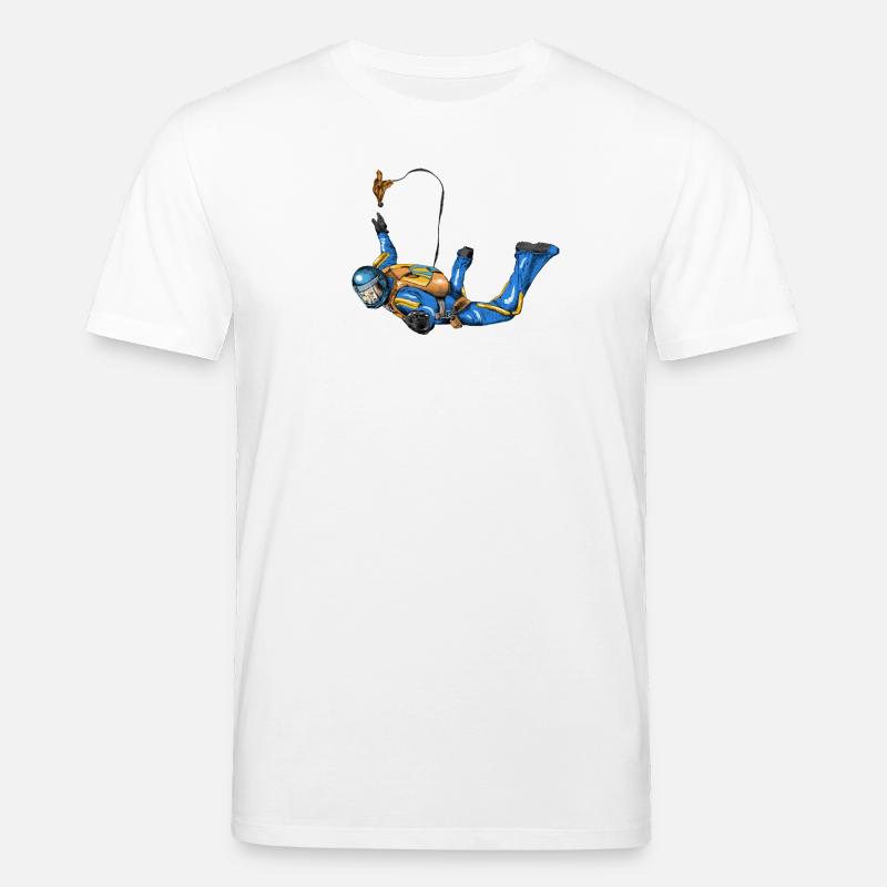 skydiver - Stanley/Stella Unisex Bio-T-Shirt CREATOR  - Weiß