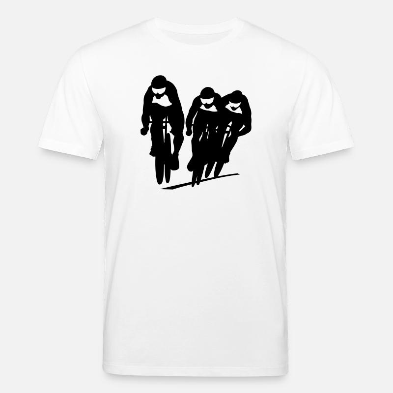 Rennrad - Stanley/Stella Unisex Bio-T-Shirt CREATOR  - Weiß