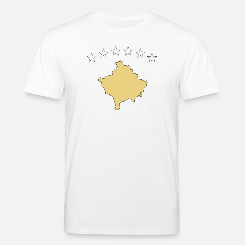 kosovo - Stanley/Stella Unisex Bio-T-Shirt CREATOR  - Weiß