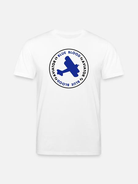 aviator - Stanley/Stella CREATOR Unisex Organic T-Shirt - white