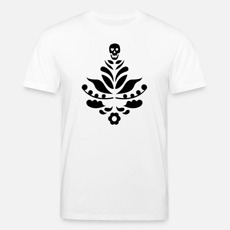 Kurbits & Schädel schwarz - Stanley/Stella Unisex Bio-T-Shirt CREATOR  - Weiß