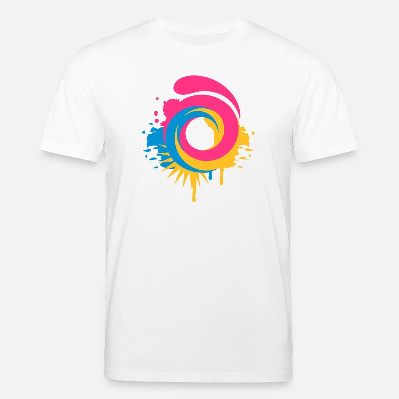 Ein bunter Strudel - Stanley/Stella Unisex Bio-T-Shirt CREATOR  - Weiß