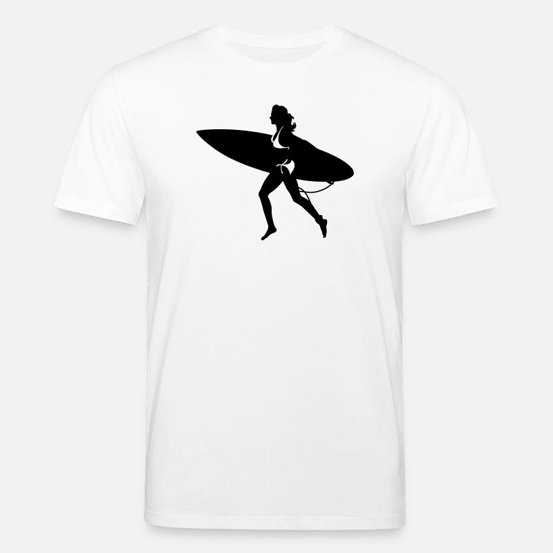 surfing - T-shirt bio CREATOR Stanley/Stella Unisexe - blanc