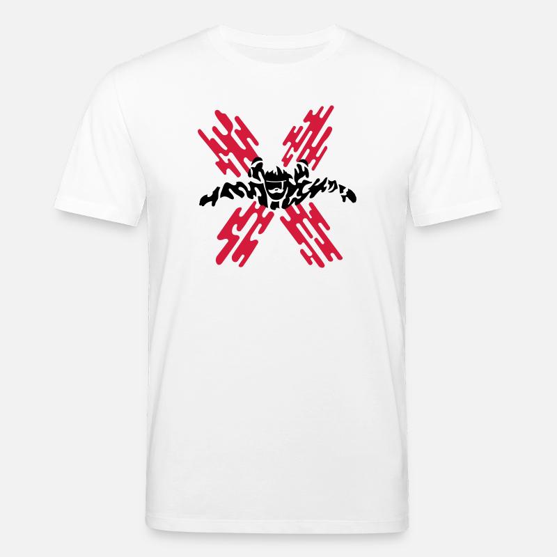 skydiver x - Stanley/Stella Unisex Bio-T-Shirt CREATOR  - Weiß