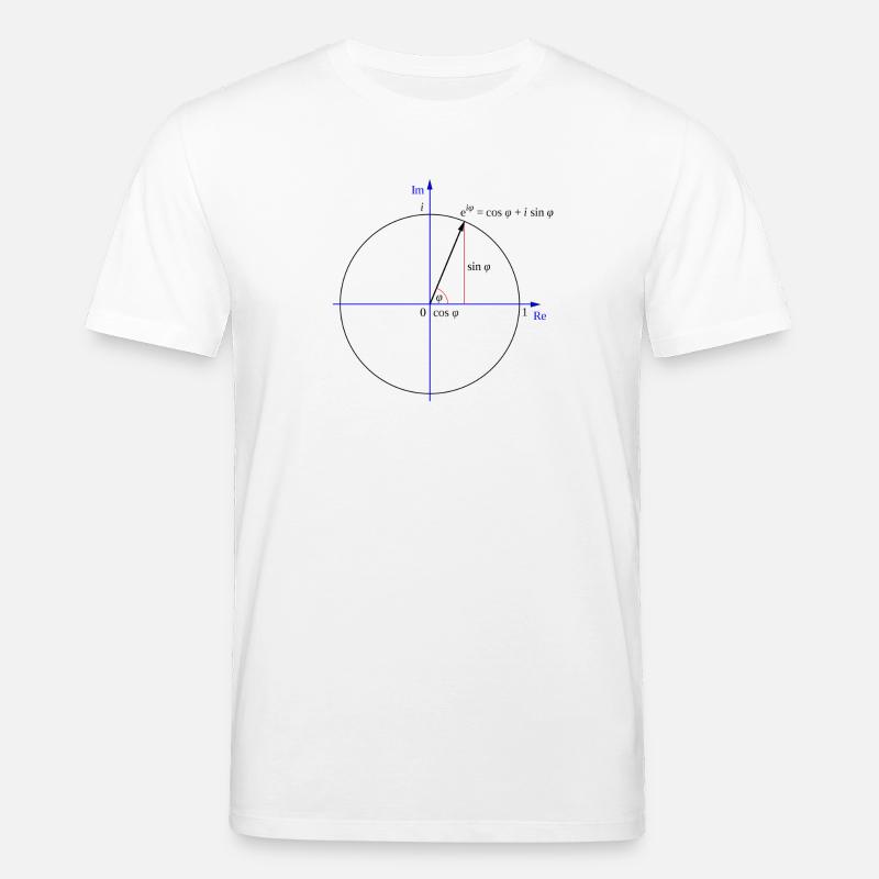 Eulers Formel - Stanley/Stella Unisex Bio-T-Shirt CREATOR  - Weiß