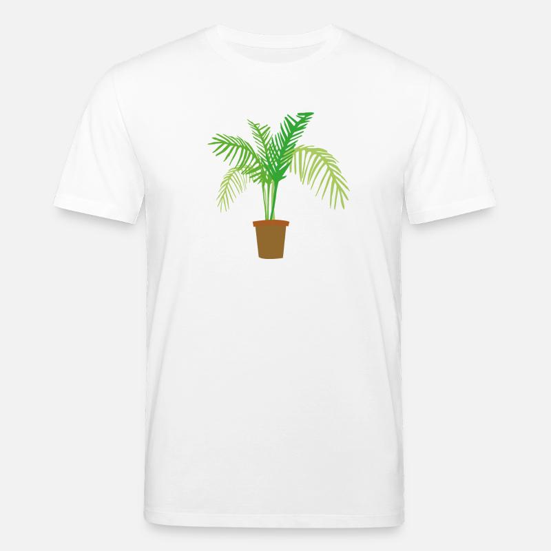 palm tree - Stanley/Stella Unisex Bio-T-Shirt CREATOR  - Weiß