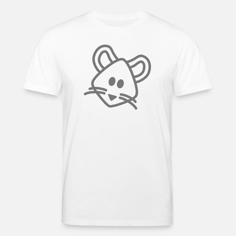 mouse Maus Mäuschen - Stanley/Stella Unisex Bio-T-Shirt CREATOR  - Weiß