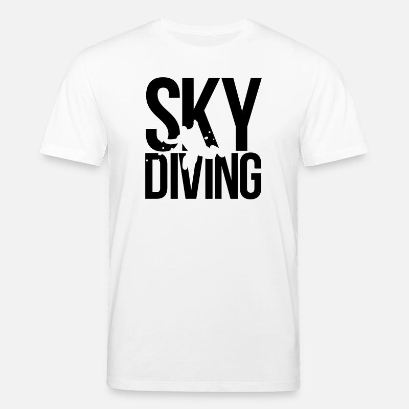 Fallschirmspringen skydiving - Stanley/Stella Unisex Bio-T-Shirt CREATOR  - Weiß