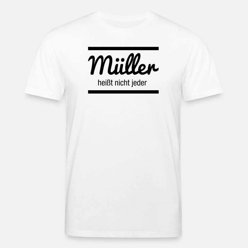 Müller Namensschild - Stanley/Stella Unisex Bio-T-Shirt CREATOR - Weiß