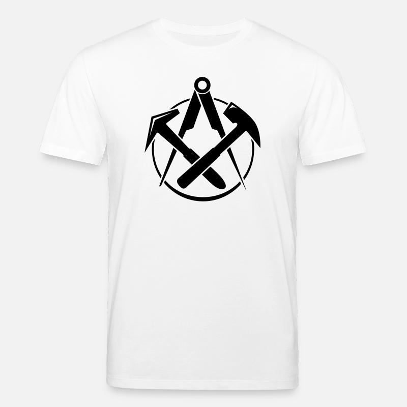 Couvreurs Guilde - T-shirt bio CREATOR Stanley/Stella Unisexe - blanc