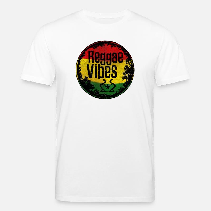 Reggae Vibes Rasta Design - Stanley/Stella Unisex Bio-T-Shirt CREATOR  - Weiß