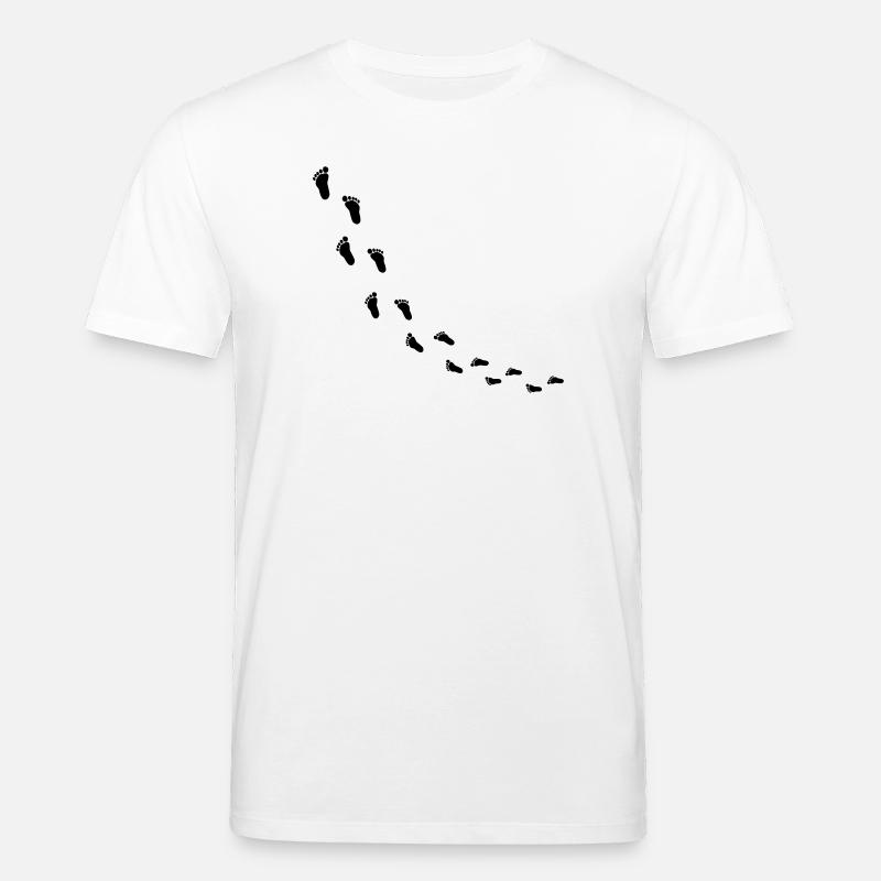 fussabdruecke_kommt - Stanley/Stella Unisex Bio-T-Shirt CREATOR  - Weiß
