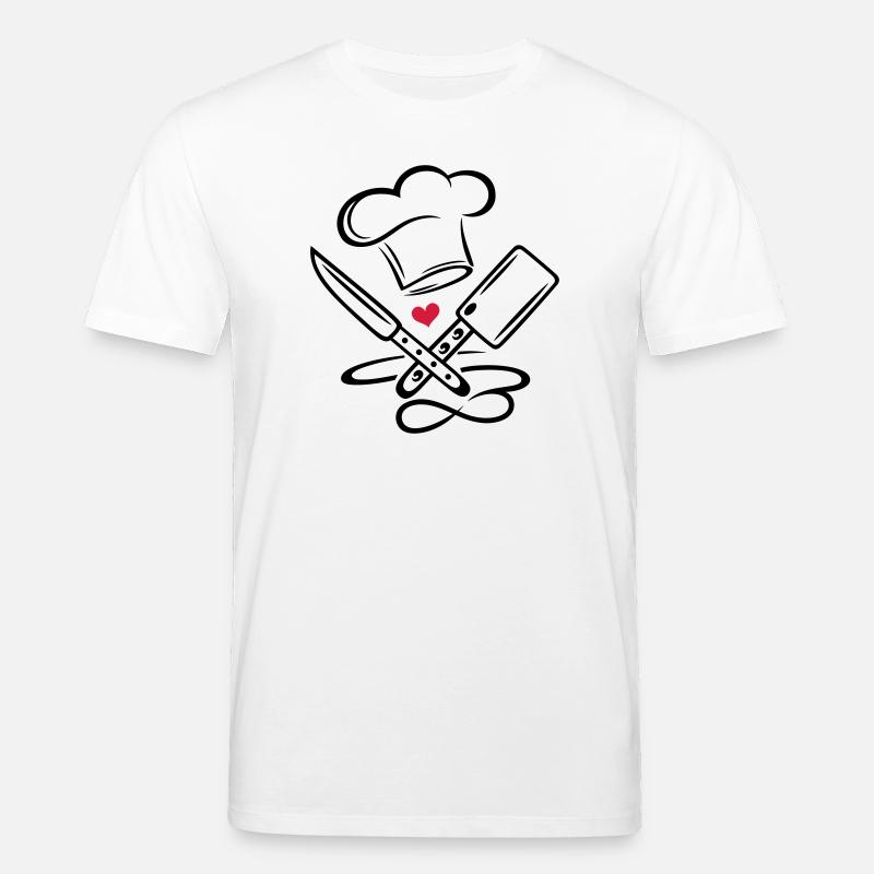 Icona di chef di cuoco cappello da cuoco cappello cuoco infinito - Maglietta ecologica unisex CREATOR di Stanley/Stella - bianco