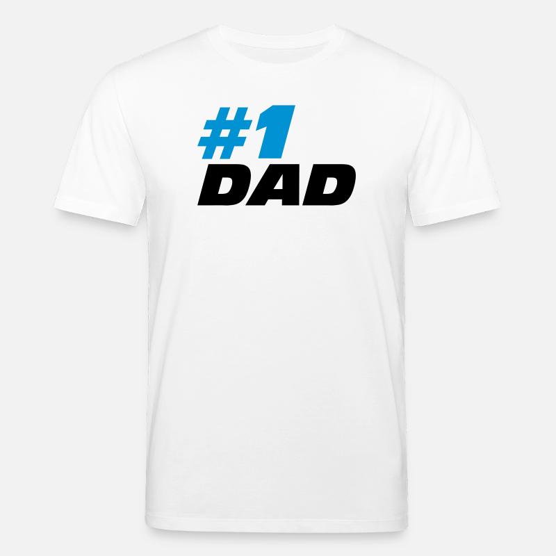 #1 Dad - Stanley/Stella Unisex Bio-T-Shirt CREATOR  - Weiß