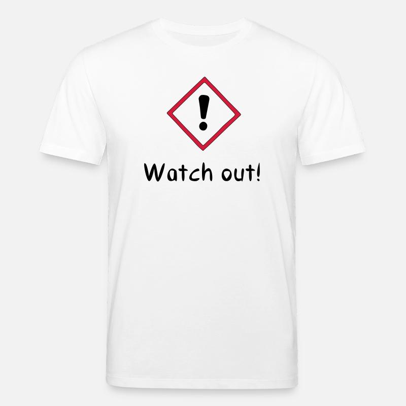 Watch out! - Stanley/Stella Unisex Bio-T-Shirt CREATOR  - Weiß