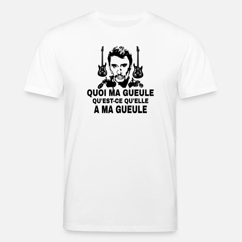 Schwarze E-Gitarren Ohrringe - Stanley/Stella Unisex Bio-T-Shirt CREATOR  - Weiß