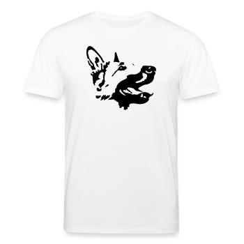 chien de berger - T-shirt bio CREATOR Stanley/Stella Unisexe - blanc - Devant - Alina (178cm) & Michal (187cm)