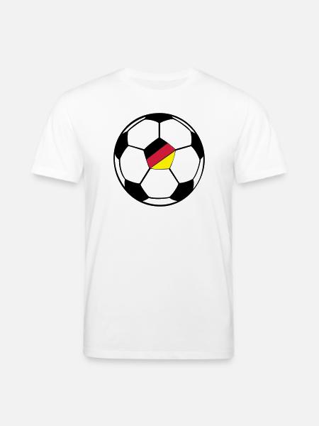 fussball deutschland - Stanley/Stella Unisex Bio-T-Shirt CREATOR - Weiß