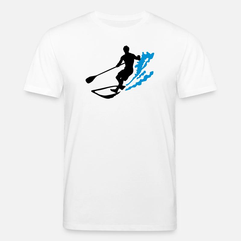 stand up paddling - Stanley/Stella Unisex Bio-T-Shirt CREATOR  - Weiß