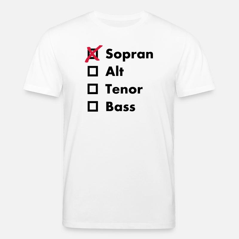 Sopran - Stanley/Stella Unisex Bio-T-Shirt CREATOR  - Weiß