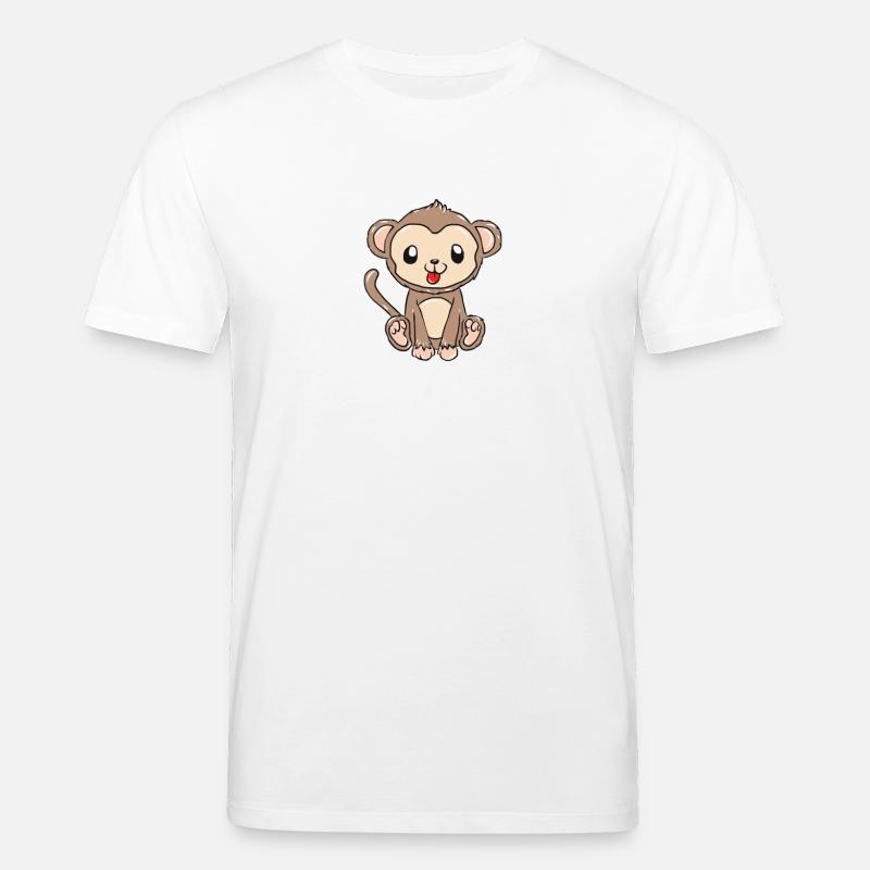 Affe - Stanley/Stella Unisex Bio-T-Shirt CREATOR  - Weiß