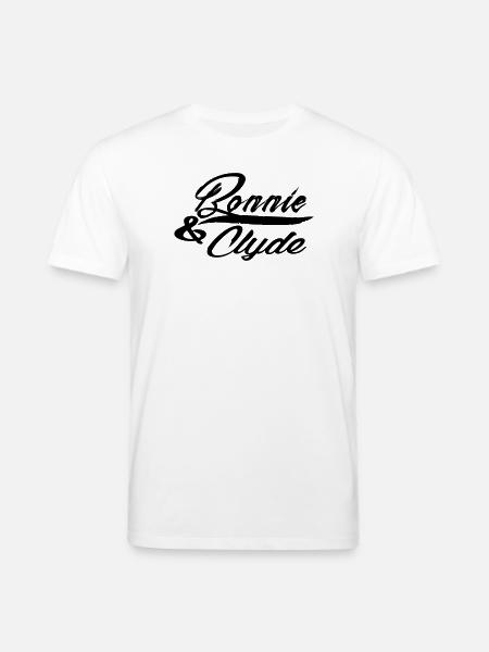 bonnie and clyde - Stanley/Stella CREATOR Unisex Organic T-Shirt - white