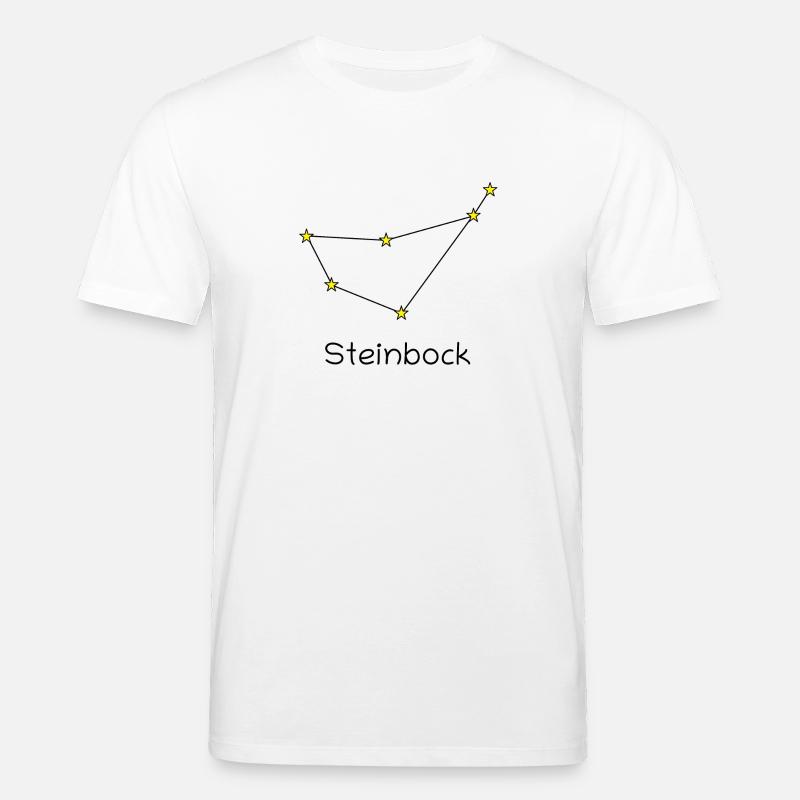Sternzeichen Steinbock - Stanley/Stella Unisex Bio-T-Shirt CREATOR  - Weiß