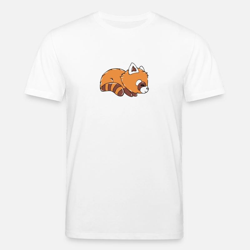 Roter Panda - Stanley/Stella Unisex Bio-T-Shirt CREATOR  - Weiß